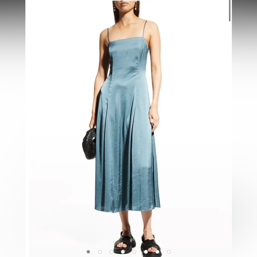 Theory - Satin Cami Midi Dress